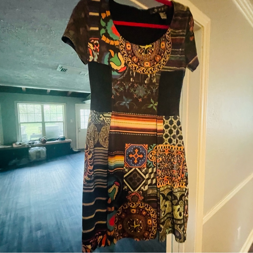 Desigual, colorful, printed dress